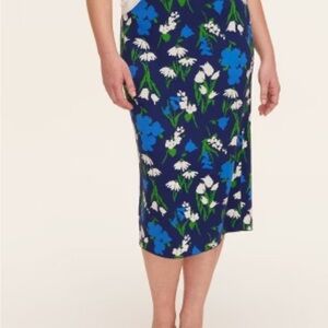 NWT~ Kate Spade New York sz xl Mixed Floral Midi Sweater Skirt Jacquard knit